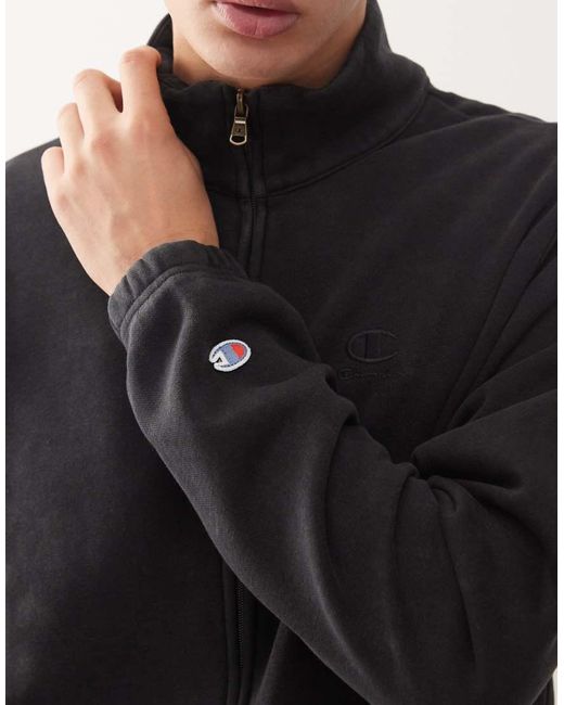 Champion Black Full Zip Tracksuit for men