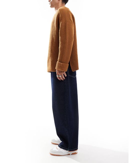 ASOS Blue Oversized Baggy for men