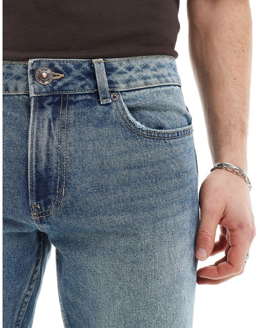 New Look – schmal geschnittene jeans in Blue für Herren