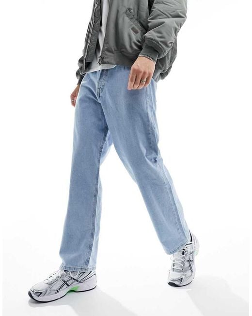 Jack & Jones Blue Alex baggy Jeans for men
