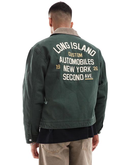 Veste Abercrombie Fitch pour homme en coloris Vert Lyst