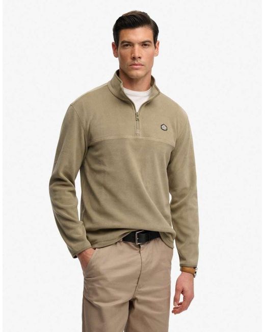 Superdry Natural Expedition Fleece Half Zip for men