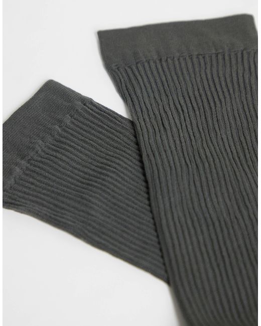ASOS Gray Ribbed Stirrup