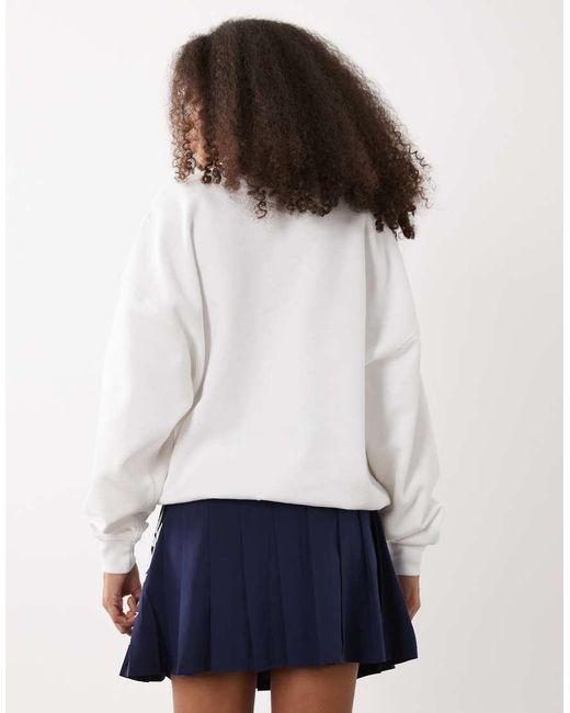 Polo Ralph Lauren White Wimbledon Capsule Racket Print Pleated Skort