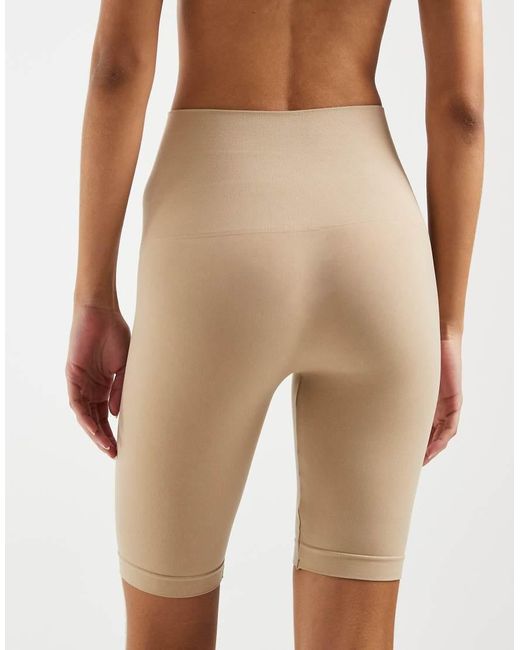 Pieces Natural Longline Seamless Shapewear Shorts