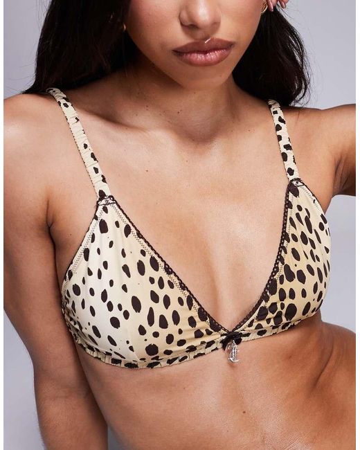 Bralette Beis Triangular Con De Juicy Couture de color Multicolor