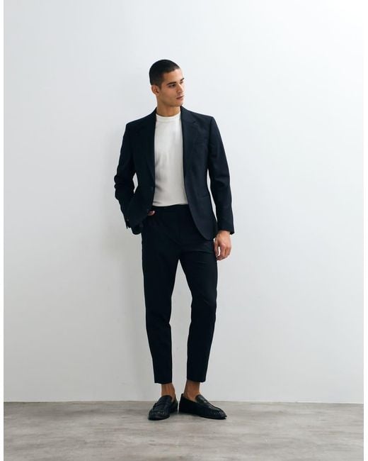 ASOS Blue Slim Suit Blazer for men