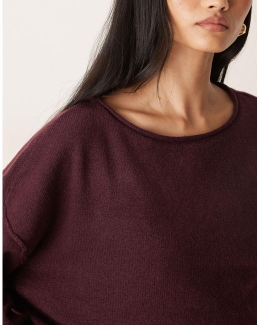 Jdy Purple – strick-pullover