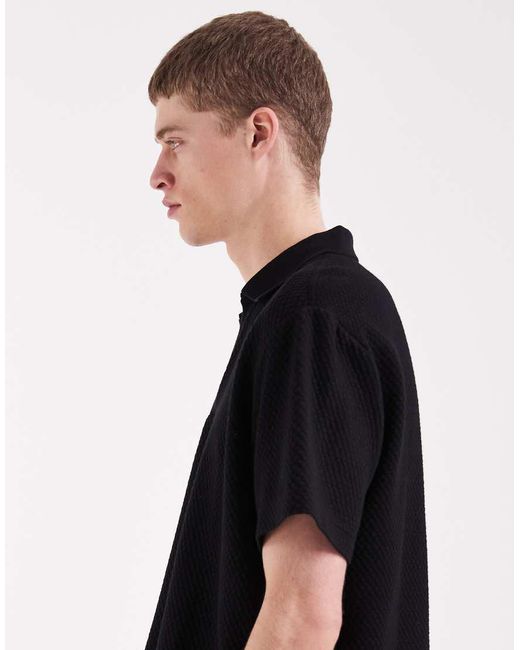 Wrangler Black Short Sleeve Sweater for men