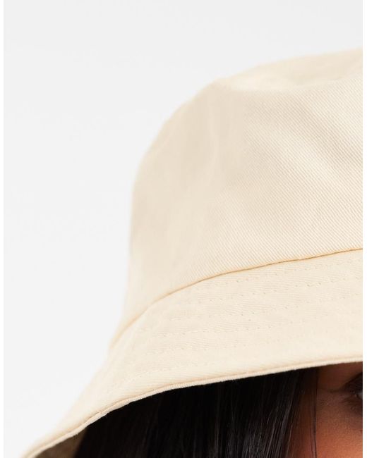 ASOS Brown Cotton Canvas Bucket Hat
