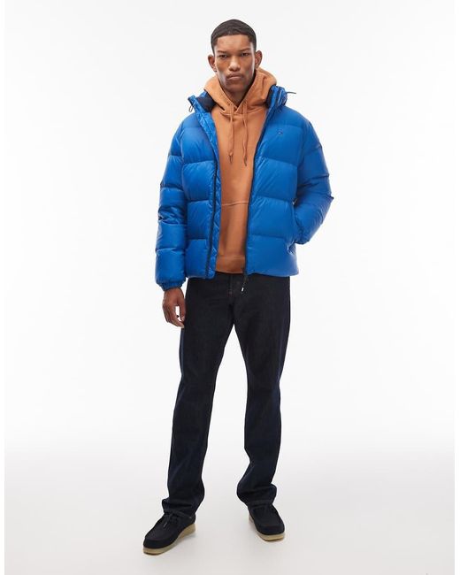 Tommy Hilfiger Blue Essential Down Puffer Jacket for men