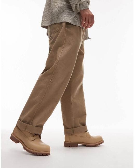 Timberland Natural Mid Lace-up Waterproof Chukka Boot for men