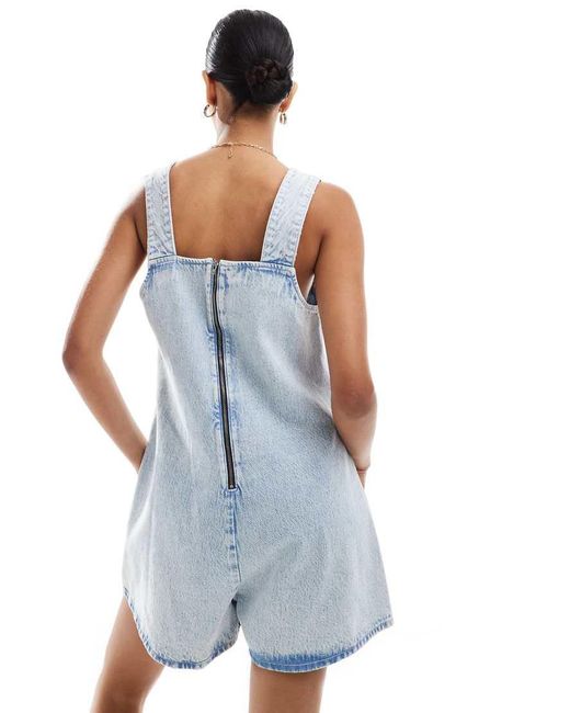 ASOS Blue Denim Romper