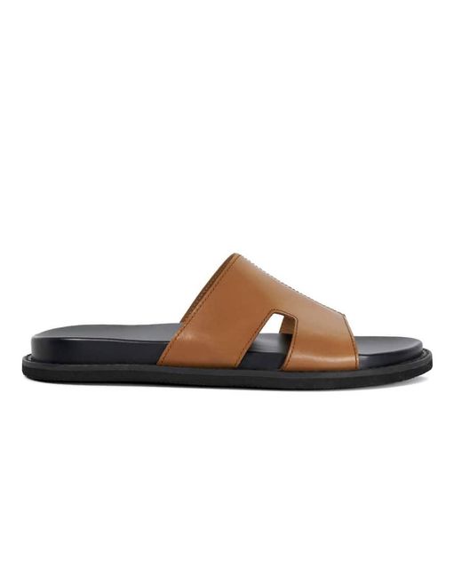 Dune Brown Ishaa Smart Sandals for men