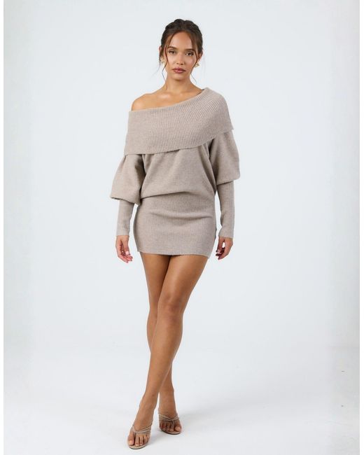 asymmetric jumper dress Betty Asymmetric Midi Dress (Red) | Love Cherish