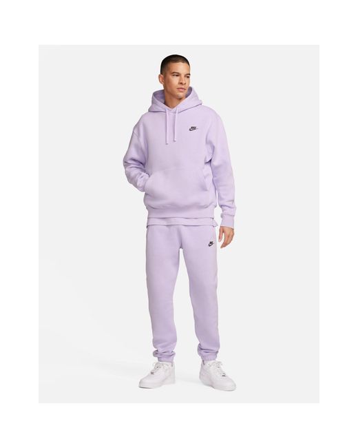 Club - vignette - felpa con cappuccio chiaro di Nike in Purple da Uomo