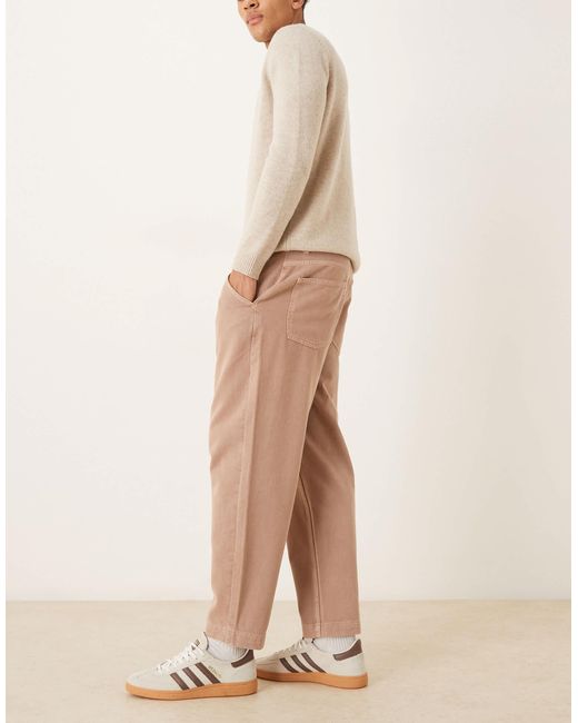 ASOS Natural Relaxed Taper Jean for men