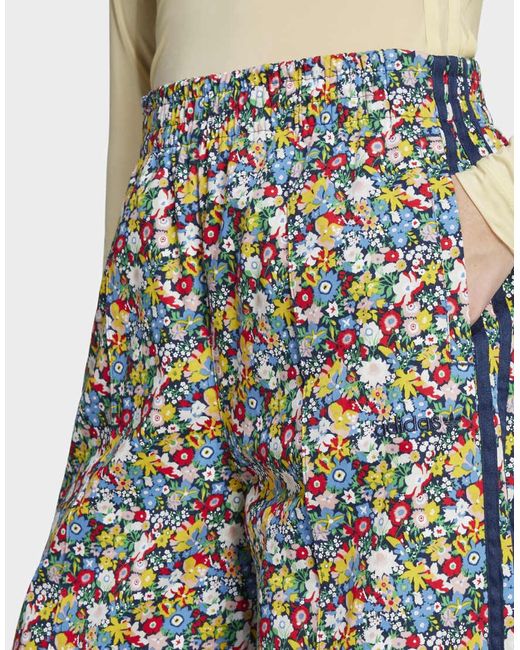 Adidas Originals Blue X Liberty London Wide Leg Track Pants