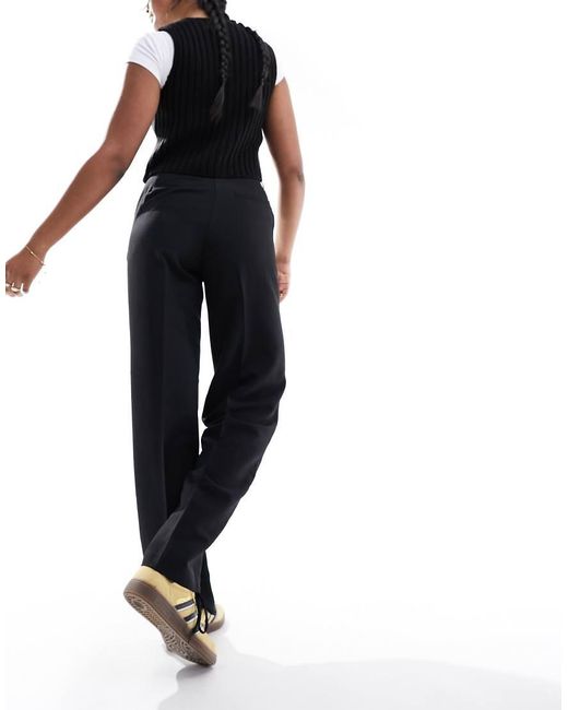 JJXX Black Mary High Waisted Tailored Trousers for men