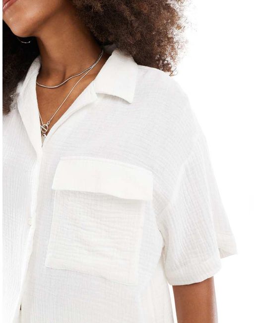 JJXX Oversized Overhemd in het White