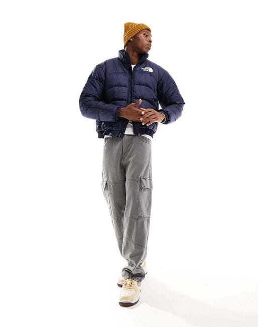 North face shop puffer jacket navy