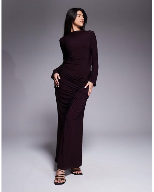 DASKA Blue – figurbetontes maxikleid