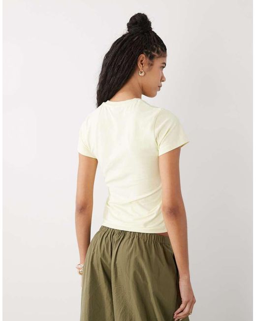 Collusion White Sports V Neck Number Tee