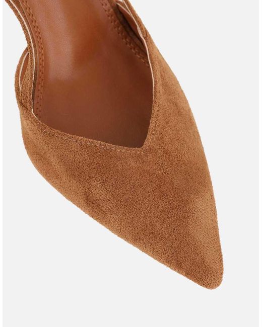 SIMMI Brown Kandy Slingback Courts