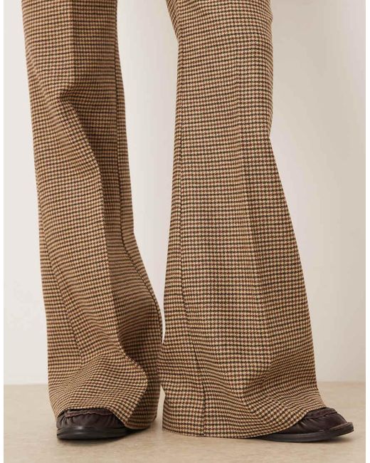 Mango Natural Gina Wool Mix High Waist Pleat Front Trouser Co-ord