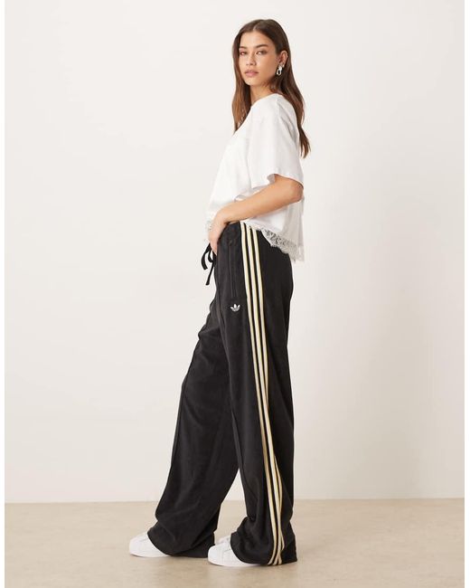 Adidas Originals White Terry Towel Firebird Pants