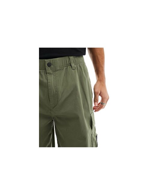 Calvin Klein Green Cargo Shorts for men