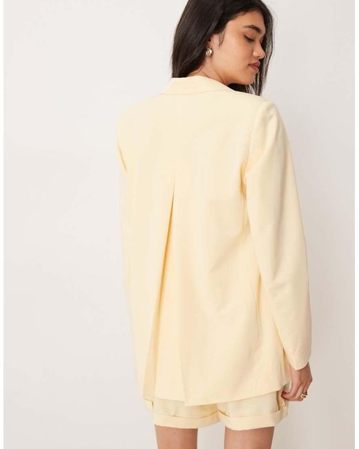 Americana De Sastre Amarillo Pastel Mix & Match De (Parte De Un Conjunto) Vila de color Natural