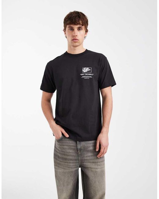 Vans Black Stacked Hi Tee for men