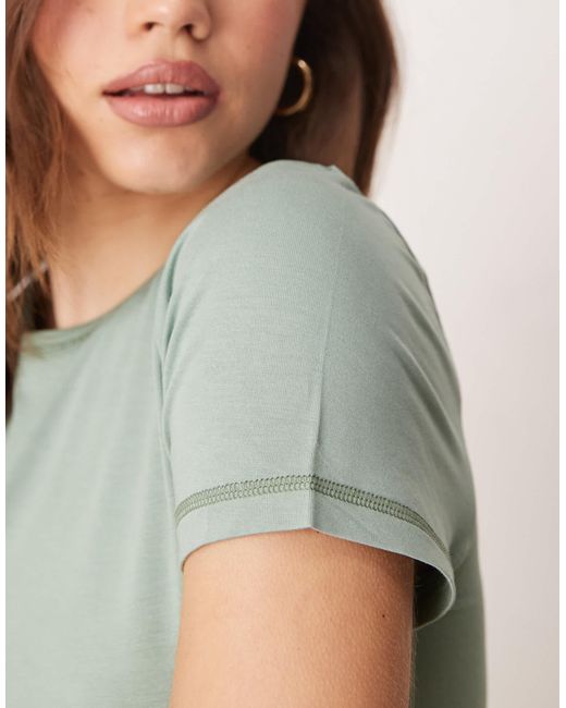 ASOS Blue Mix & Match Super Soft Baby Tee Pyjama Top