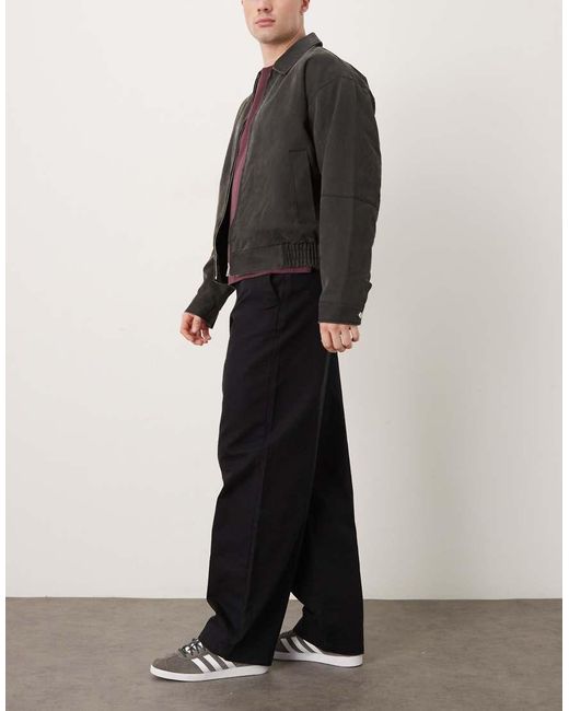 ASOS Black Loose Chinos for men