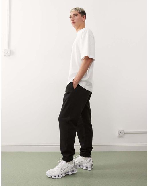 Champion White Cuffed joggers for men
