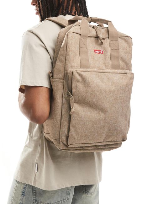 Levi's – l-pack – großer rucksack in Natural für Herren