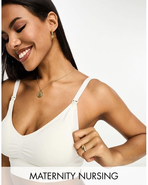 Mama.licious White Mamalicious Maternity Nursing Function Bra