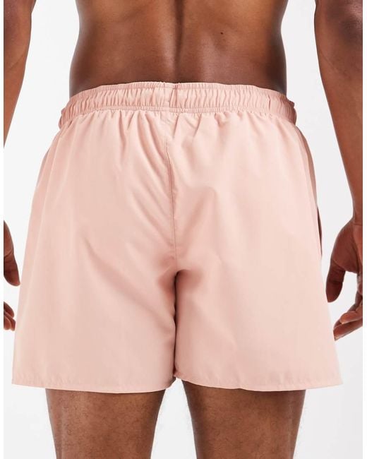 Lacoste Pink Classic Logo Swim Shorts for men