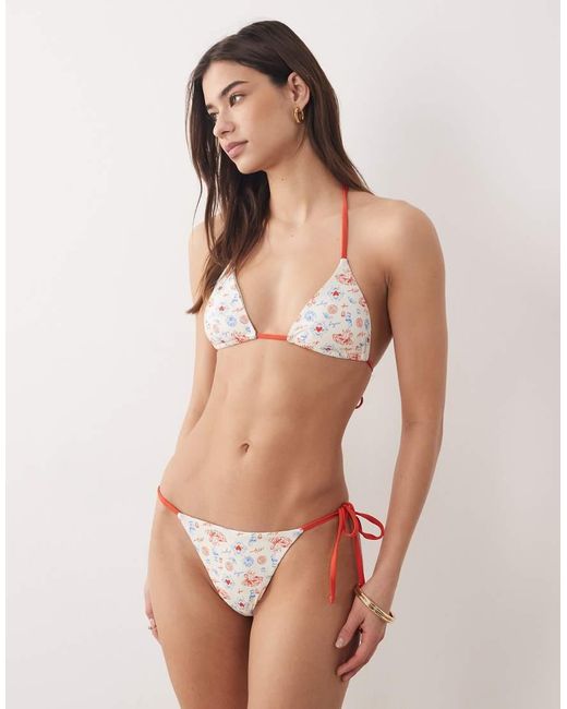 Dippin' Daisy's Brown Bonjour Triangle Bikini Top