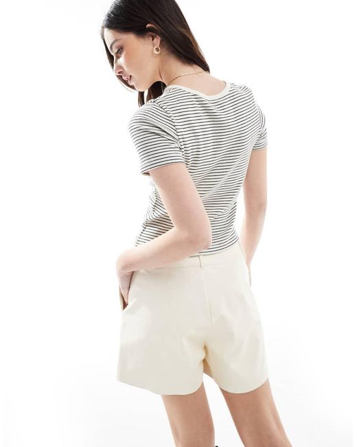 Commando Black Faux Leather Tailored Short