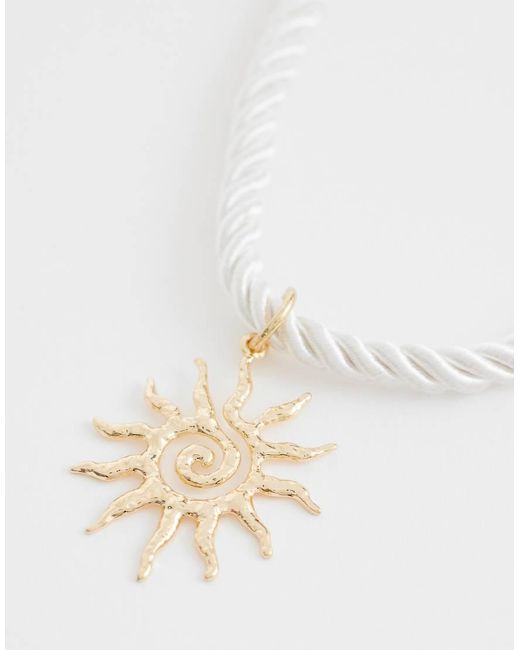 Pieces White Sun Rope Neclace