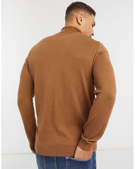 new look brown jumper