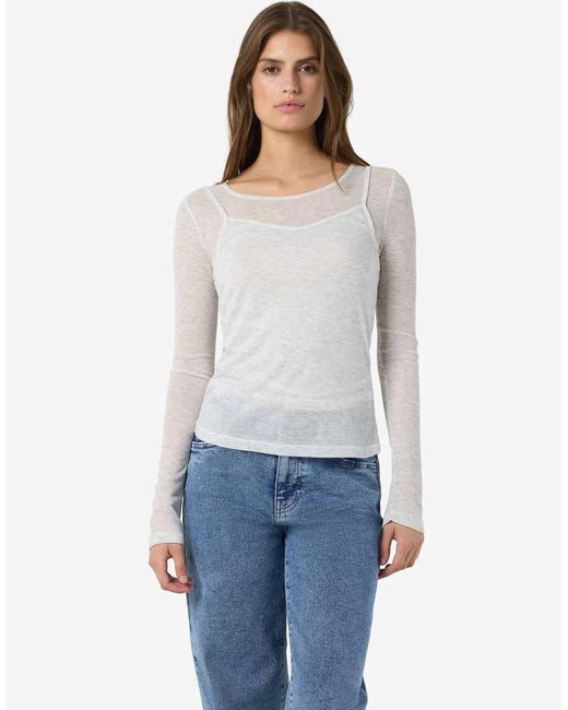 Noisy May White Top