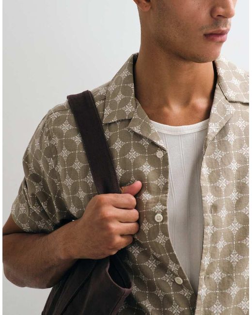 Camicia di ASOS in Natural da Uomo