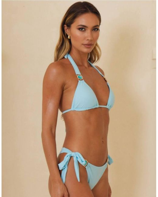 Moda Minx Blue Amour Triangle Top
