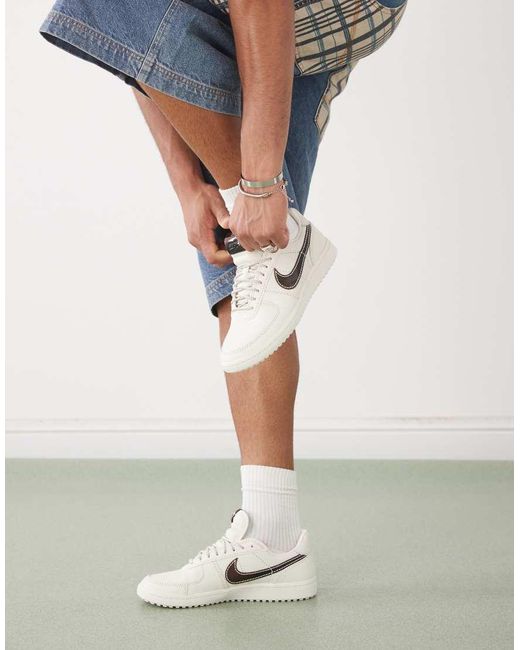 Nike Gray Field General Trainers for men