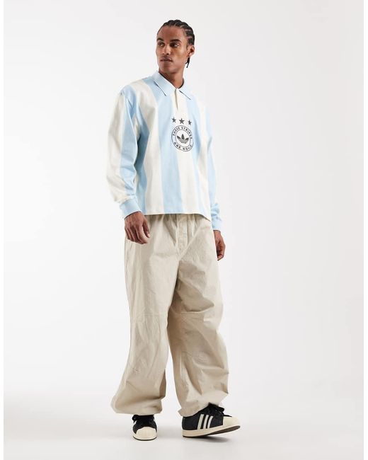 Adidas Originals Blue Graphic Polo