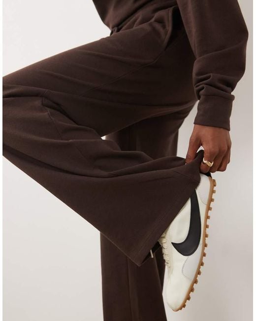 Jdy Brown Wide Leg Sweatpants