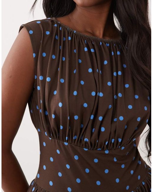 ASOS Black Sleeveless Cinched Waist Mini Dress